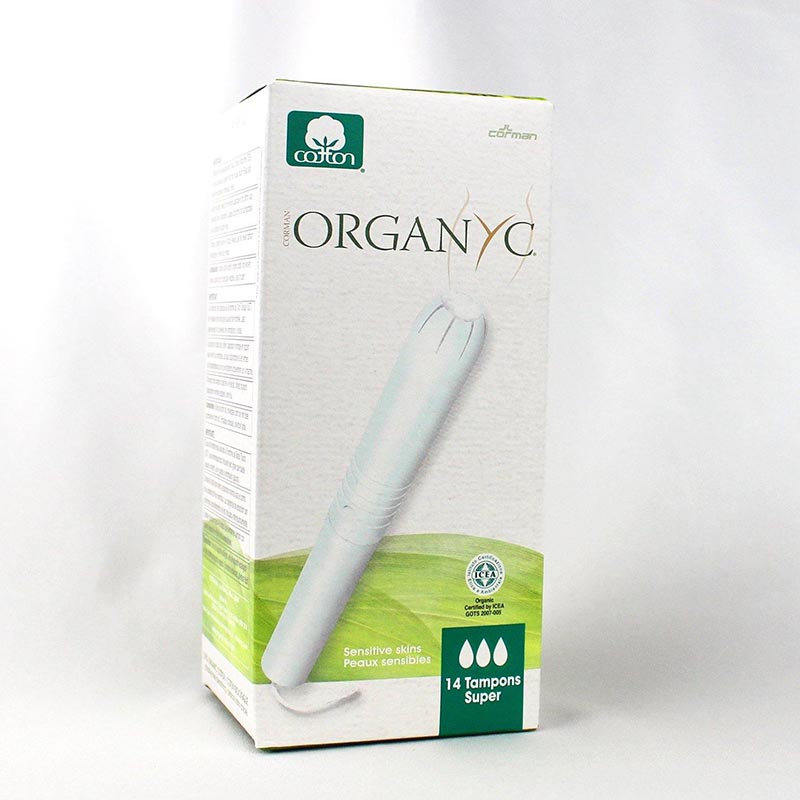 Organyc Tampons Super 100% Cotton with Applicator