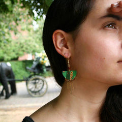 Upcycled Circuit Board Earrings
