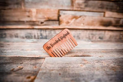 TBB Wooden Beard Comb - Rainbow Life