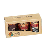 Hand Painted table candles, 3 pack, Uzima