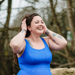 Recycled Lycra X-Back Swimsuit - Cobolt - Monroe