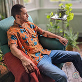 Vintage Silk Shirt - Short Sleeve - Kovalam