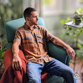 Vintage Silk Shirt - Short Sleeve - Madurai