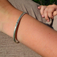 Beverley Bangle - Karen Hill Tribe Silver - Rainbow Life