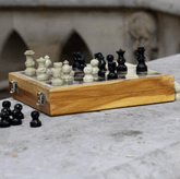 Medium Chess Set-Handcarved Soapstone - Rainbow Life