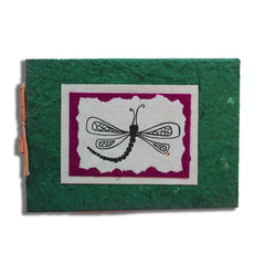 Handcrafted Ugandan Card-Dragonfly