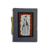 Handcrafted Ugandan Card-Giraffe