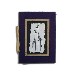 Handcrafted Ugandan Card-Giraffe