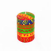 Hand Painted Large Pillar Candle, Shahida