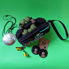 Thai Embroidered Purse-Triple Pocket