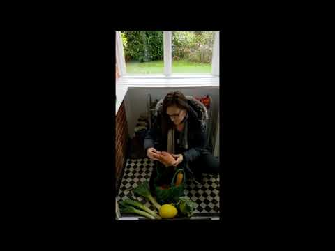 Video of Upcycled Woven Box Strap Basket