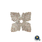 Karen Hilltribe Hand-Crafted and Carved Silver Leaf Pendant