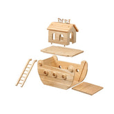 Wooden Toy Ark- Natural