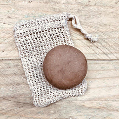 Natural Soap Bag - Washed Jute