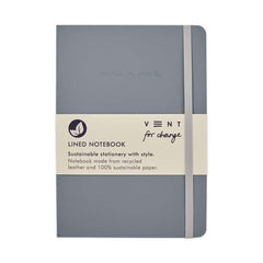 A5 Recycled Leather Bound Notebook-6 Colours - Rainbow Life