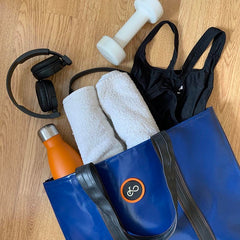 Upcycled Lorry Curtain Tote Bag