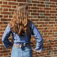 The Wrap Top - Mehendi