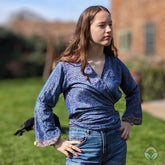 The Wrap Top - Mehendi