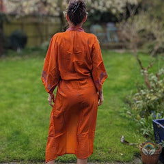 Vintage Silk Kimono - Sunset