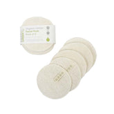Organic Cotton Reusable Facial Pads- 5 - Rainbow Life