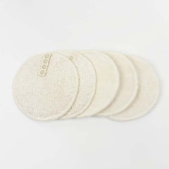 Organic Cotton Reusable Facial Pads- 5 - Rainbow Life
