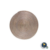 Handcrafted Karen Hill Tribe Silver Spiral Pendant