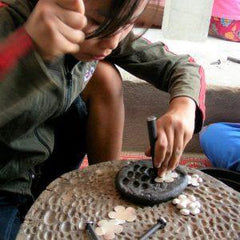 Handcrafted Karen Hill Tribe Silver Bead 40 Strand Necklace - Rainbow Life