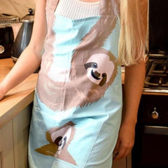 Endangered Species Cotton Apron - Sloth