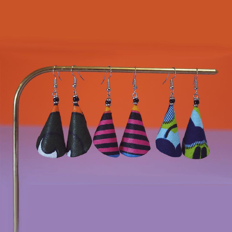 Upcycled Bottle Top Earrings, Multi-Pack, Style 3