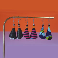 Upcycled Bottle Top Earrings, Multi-Pack, Style 3