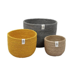 Tall Jute Basket Set-Beach - Rainbow Life