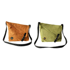 Organic Canvas and Inner Tube Crossbody Bags