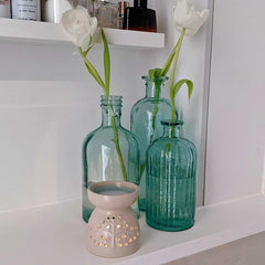 Oil Burner-Porcelain Blue Tree Of Life