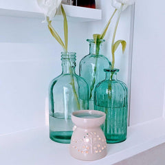 Oil Burner-Porcelain Blue Tree Of Life