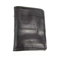 Upcycled Bicycle Inner Tube Slim Wallet with Coin Pocket