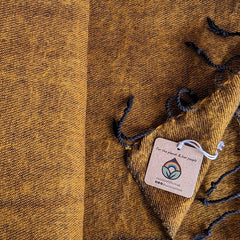 Handloomed Recycled Wool Scarf/Shawl- Plain