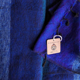 Handloomed Recycled Wool Scarf/Shawl- Striped