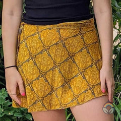 Mini Wrap Skirt - 1