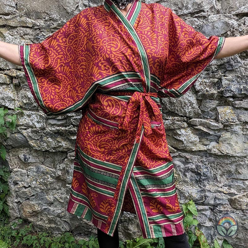 Vintage Silk Kimono - Serengeti