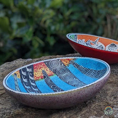 Kenyan Jungle Stripes Soapstone Bowls