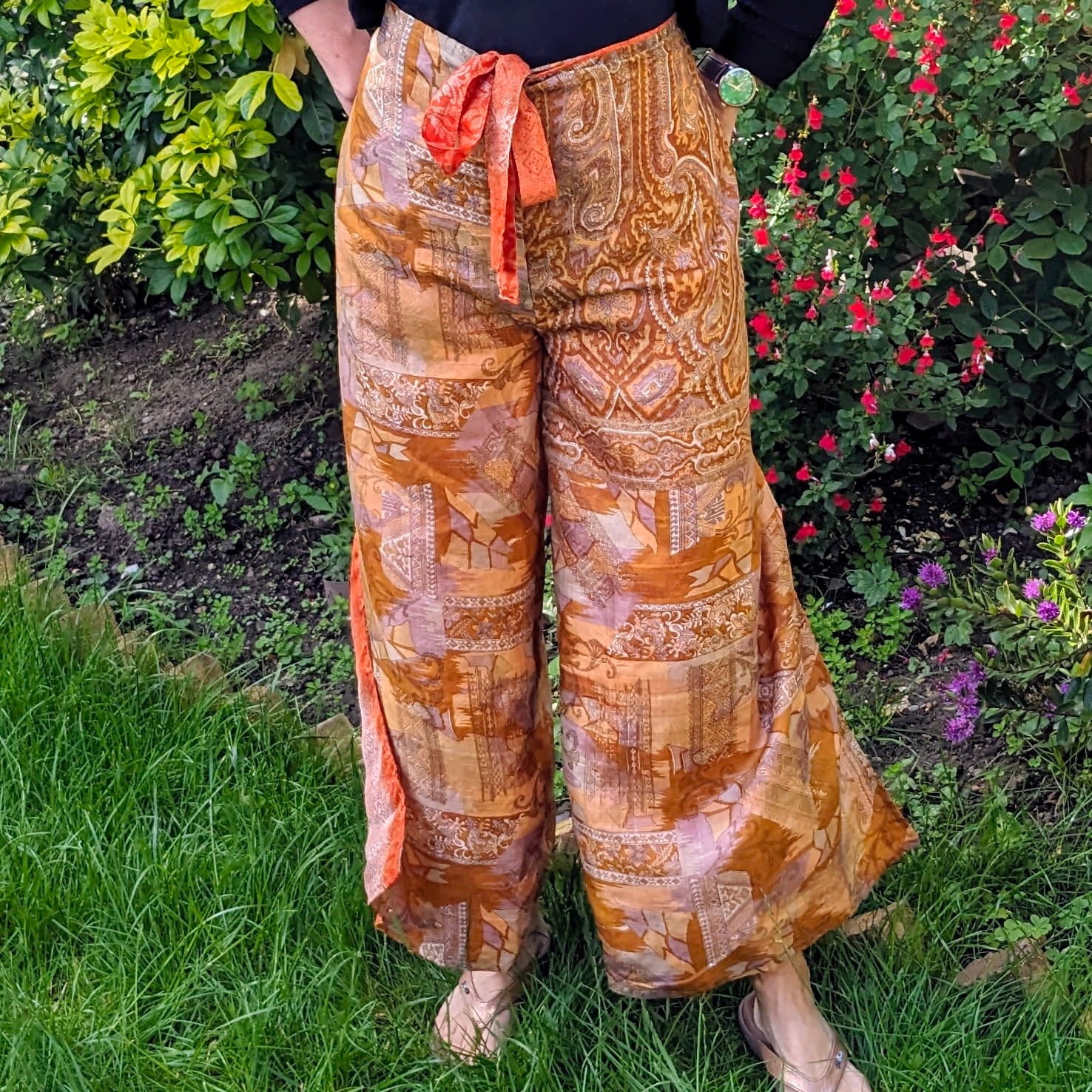 Reversible Wrap Trousers - 2