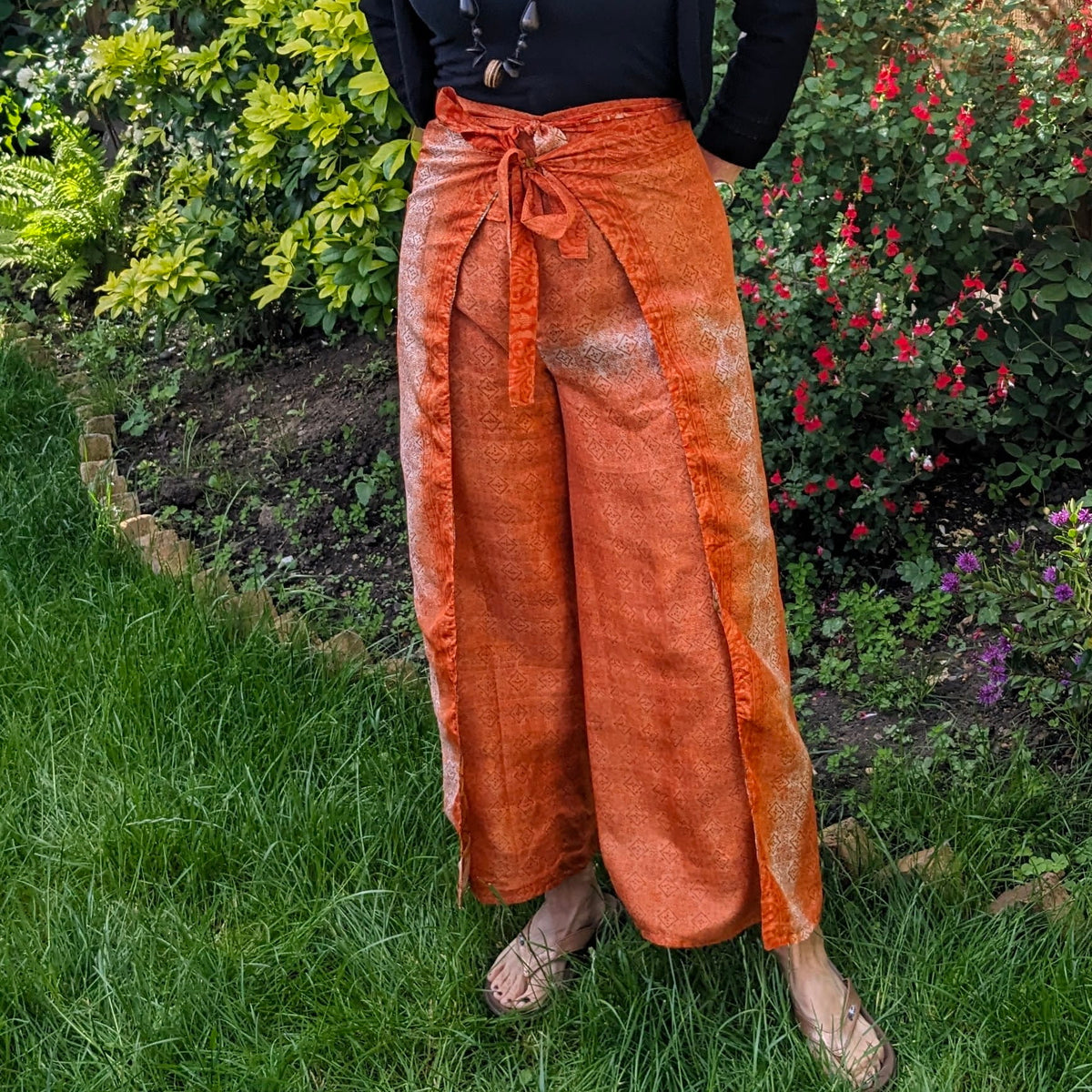 Reversible Wrap Trousers - 2