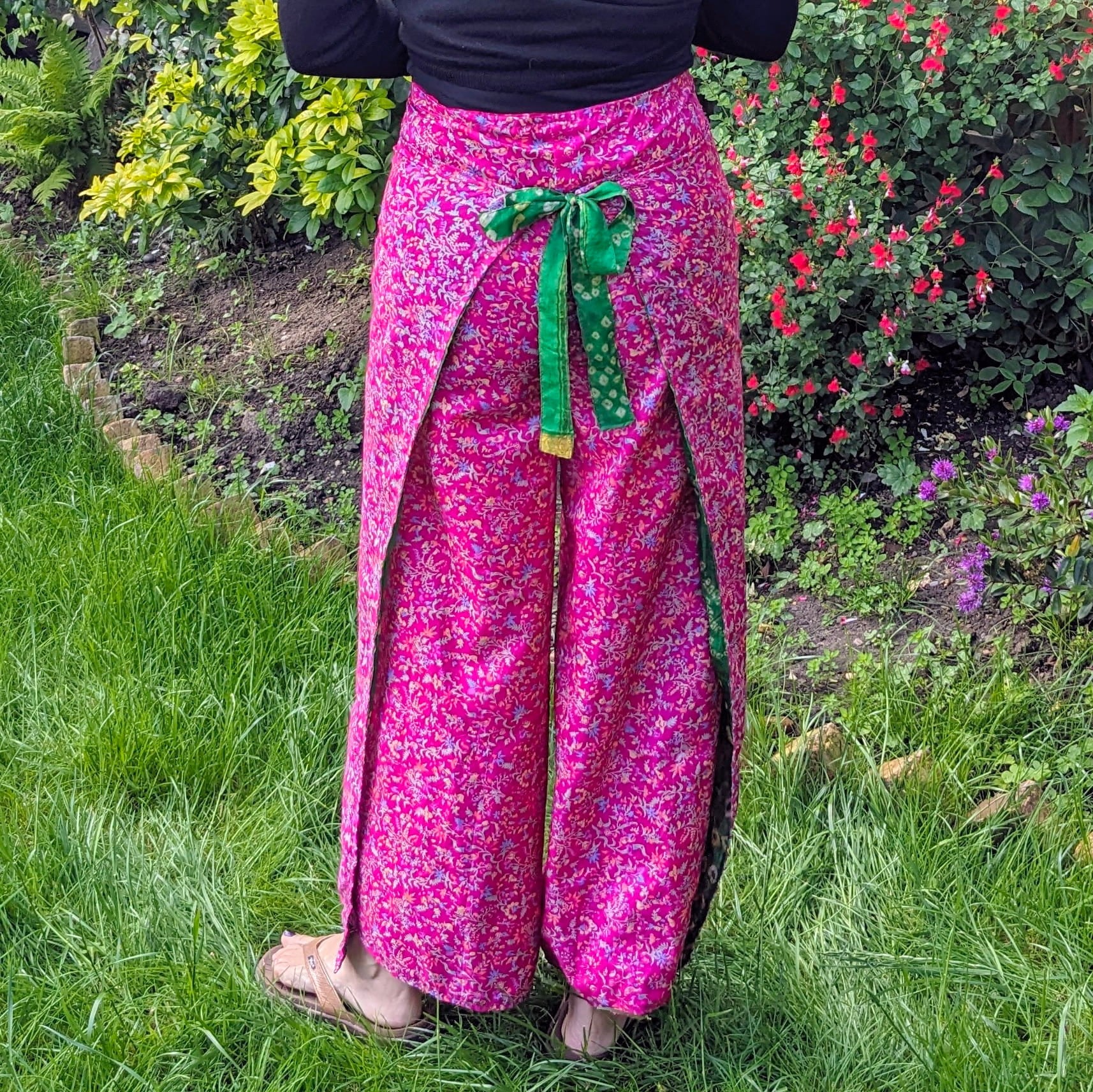 Reversible Wrap Trousers - 5