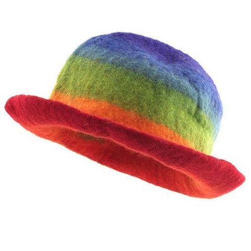 Rainbow Felt Hat - Rainbow Life