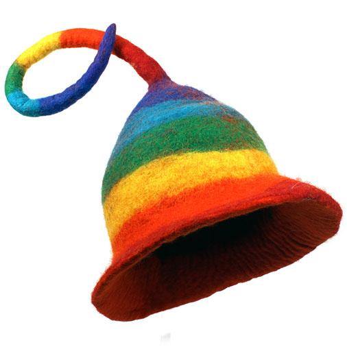Load image into Gallery viewer, Rainbow Felt Fairy Hat - Rainbow Life
