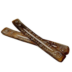 Incense Holders-White Washed Wood