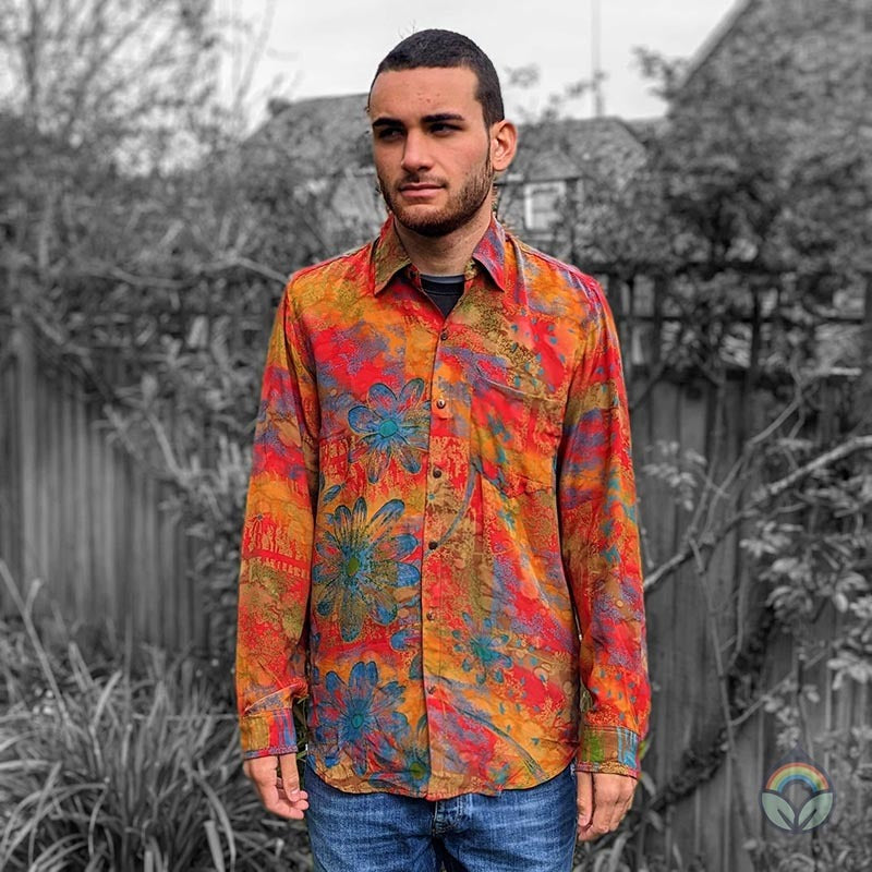 Vintage Silk Shirt - Long Sleeve - Mumbai