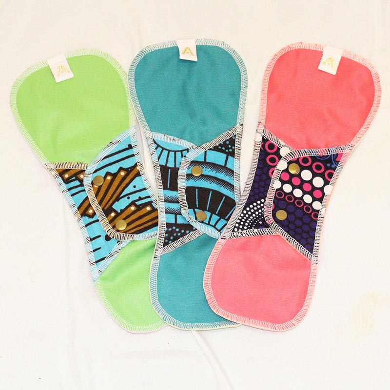 Load image into Gallery viewer, Reusable Sanitary Night Pads - 3 Pack
