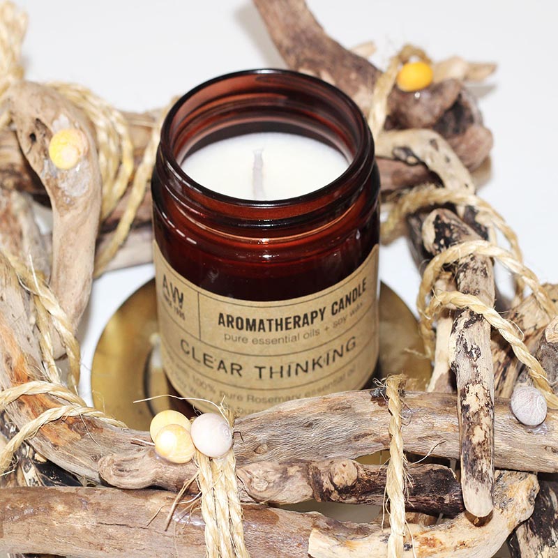 Aromatherapy Soy Candle - Clear Thinking