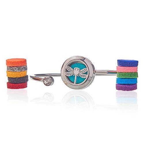 Load image into Gallery viewer, Aromatherapy Diffuser Bracelet-Dragonfly - Rainbow Life
